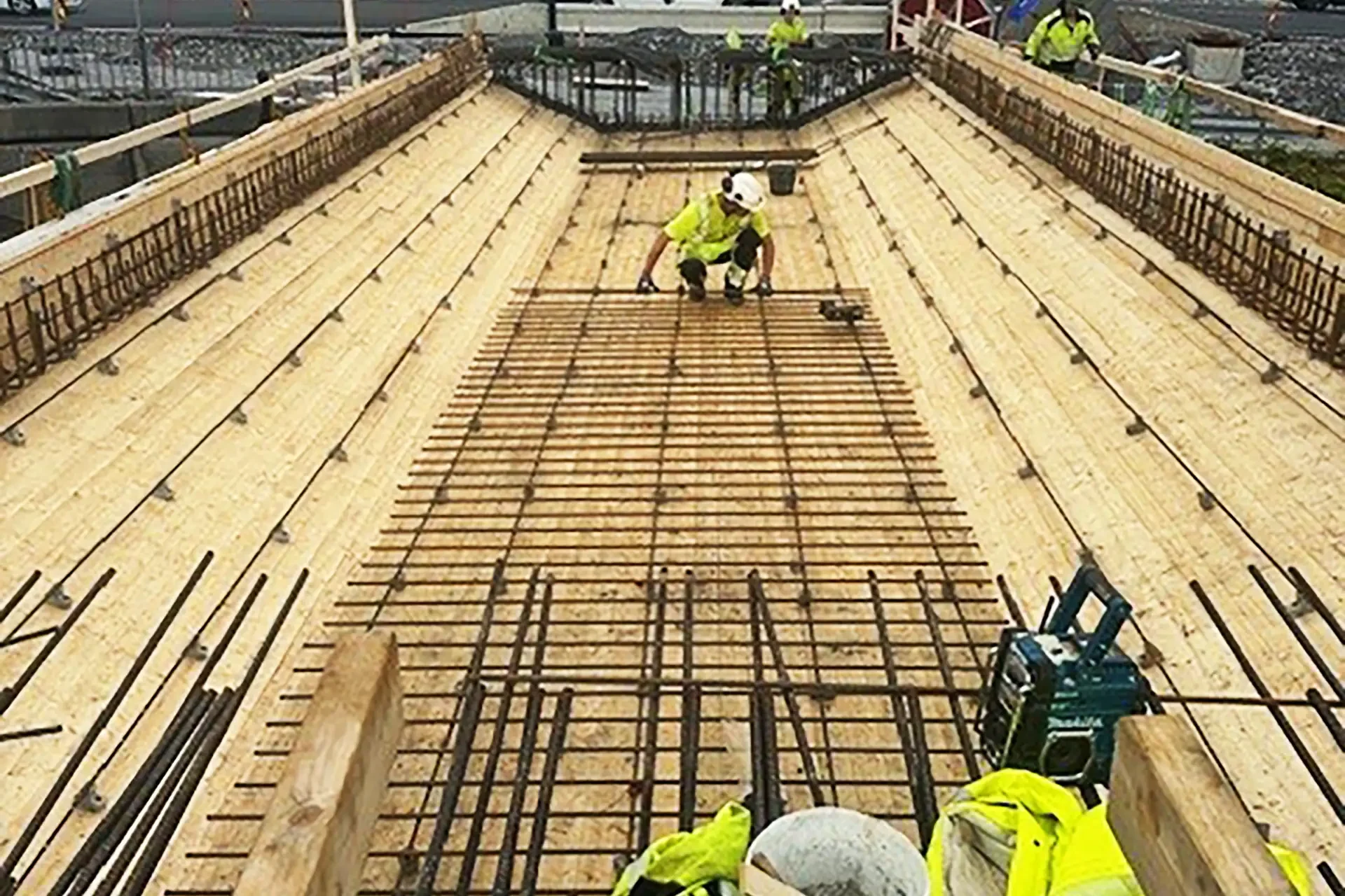 E134 igjennom Aksdal i Tysvær