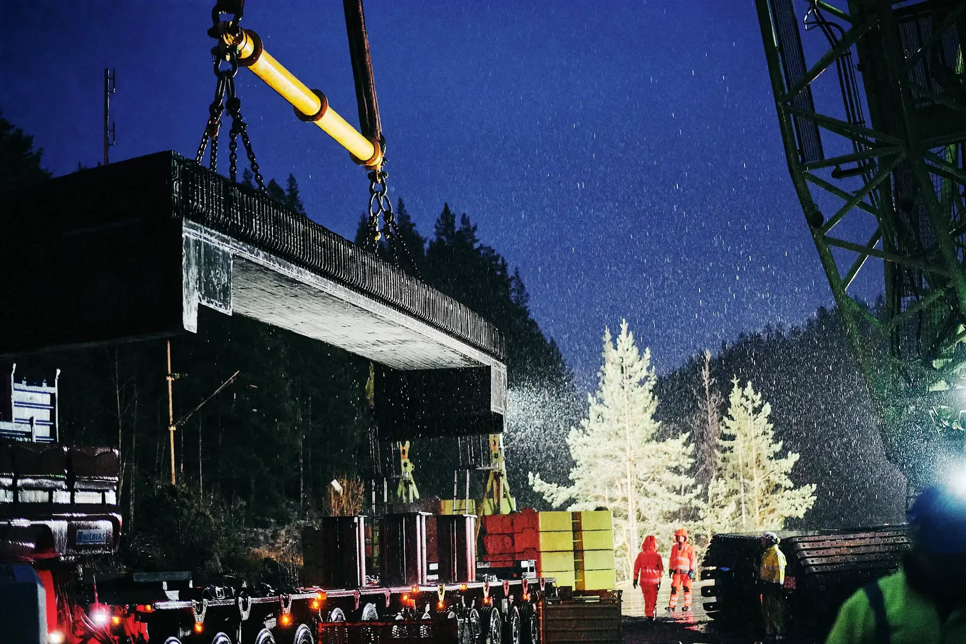 Kobbervoll bru på E134 like vest for Kongsberg