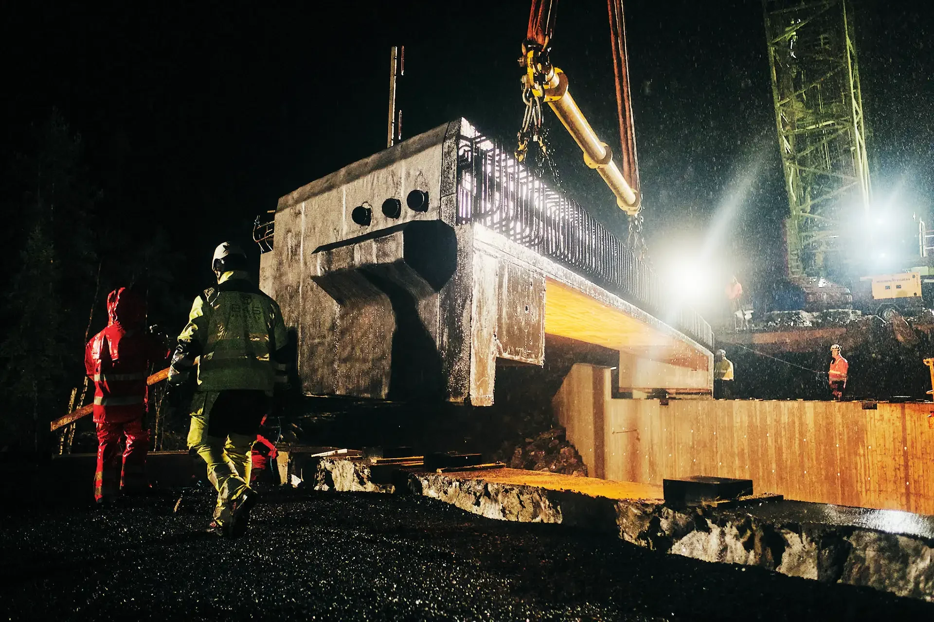 Kobbervoll bru på E134 like vest for Kongsberg