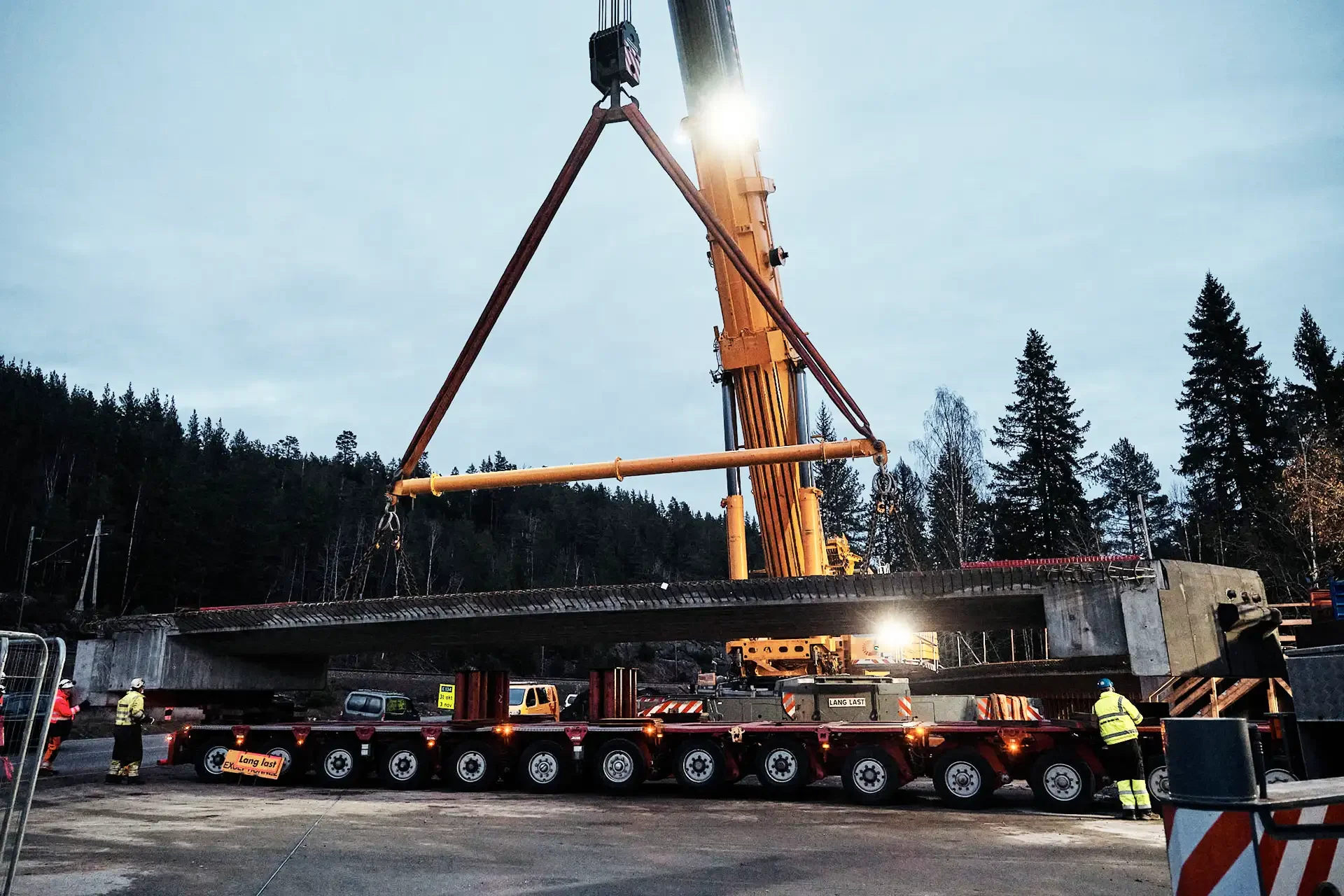 Kobbervoll bru på E134 like vest for Kongsberg