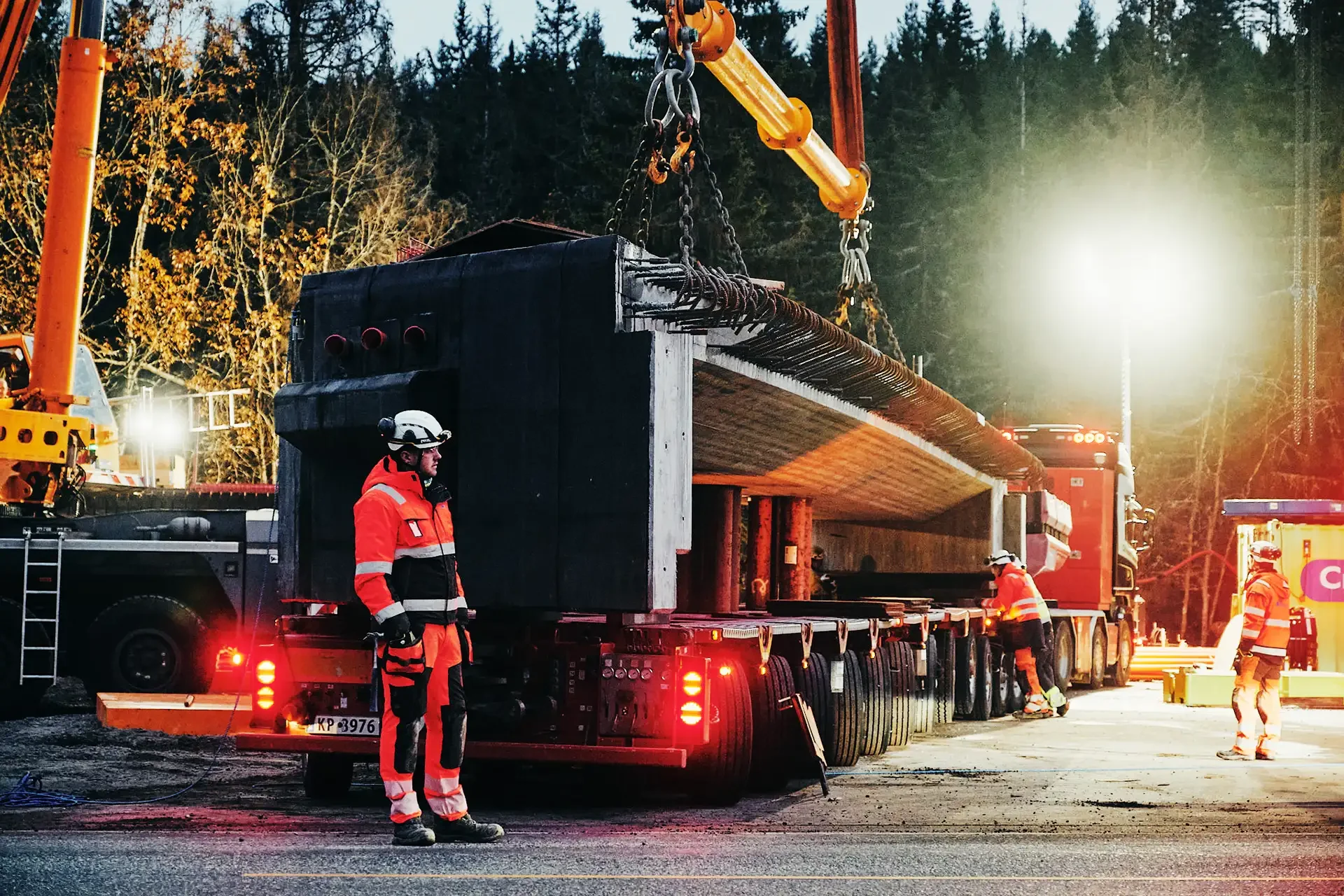 Kobbervoll bru på E134 like vest for Kongsberg