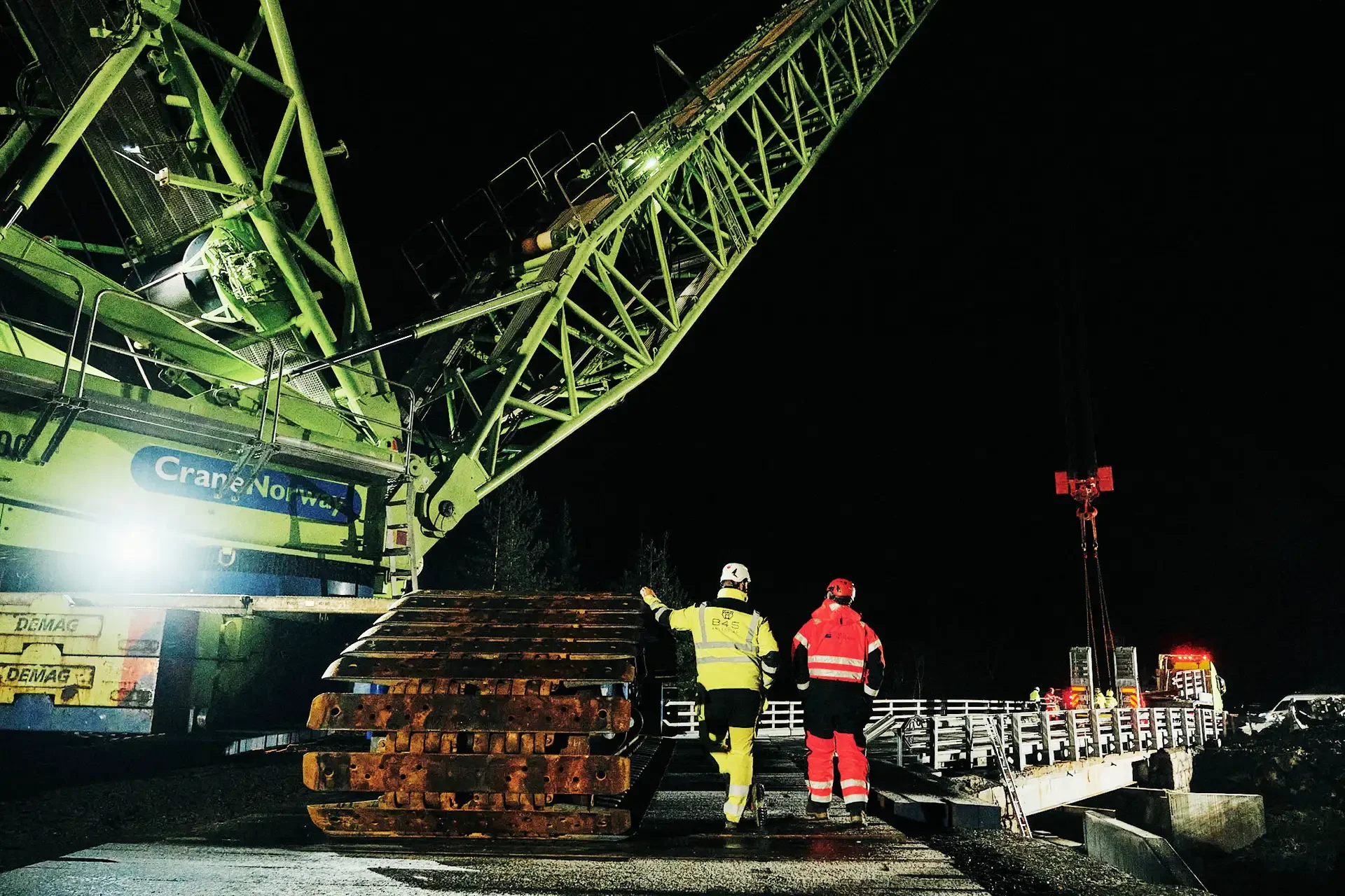 Kobbervoll bru på E134 like vest for Kongsberg